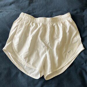 Nike Dri-FIT White Athletic Shorts